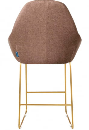 Стул полубарный Kent (ПБ) Браун/Линк Золото_2