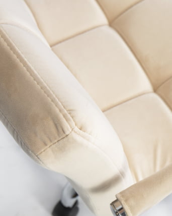 Офисное кресло для персонала DOBRIN TERRY Бежевый велюр MJ9-10_6