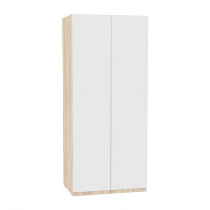 Шкаф распашный R-198х90х45-1-PO(ДСС-Белый)_0