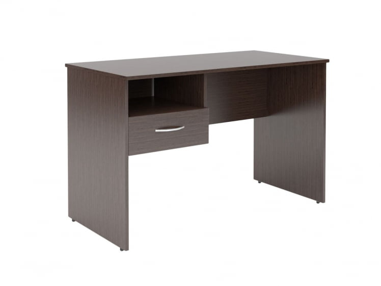 Стол письменный (S-1200) L с левой подвесной тумбой Легно Темный_0