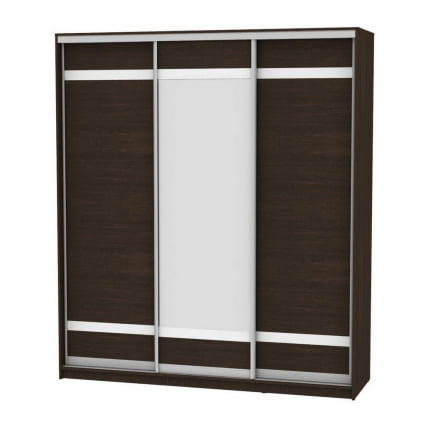Шкаф-купе B-230х200х60-2(Венге-D9D10D9)_0
