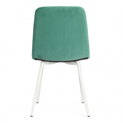 Стул CHILLY MAX Велюр/металл , 45 х 54 х 90 см , бирюзово-зеленый/белый_3