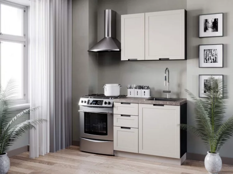 Панель окончание шкафа кухонного высокого 970 мм Джамис ЛД 296.910.000 Кашмир_1