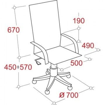 Кресло EChair-624 TTW 334348 Черное_1