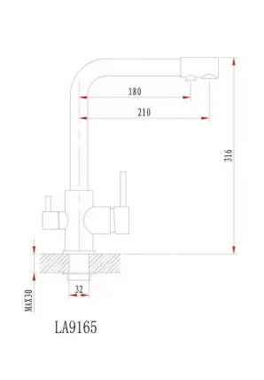 Кухонный смеситель GRANULA 2015 Базальт_1