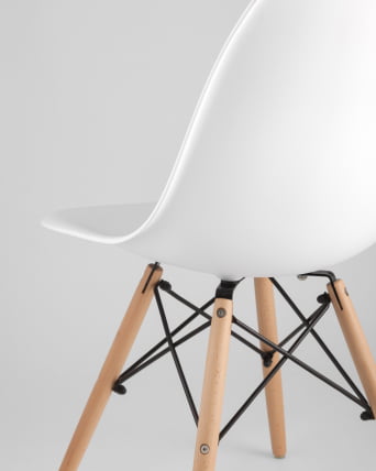 Стул Еамес ДСВ 4 шт. Белый / Eames DSW_6