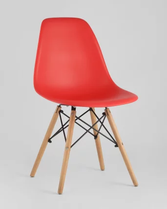 Стул Еамес ДСВ 4 шт. Красный / Eames DSW_1
