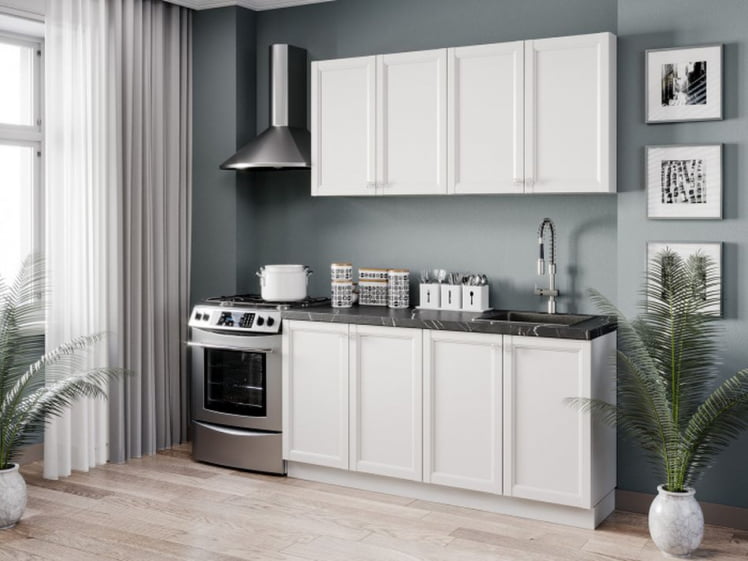 Панель окончание тумбы кухонной 722 мм Джулия ЛД 284.970.000 Белый_1