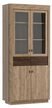 Шкаф комбинированный Фантазия 34.05 Дуб каньон Дуб кальяри_0