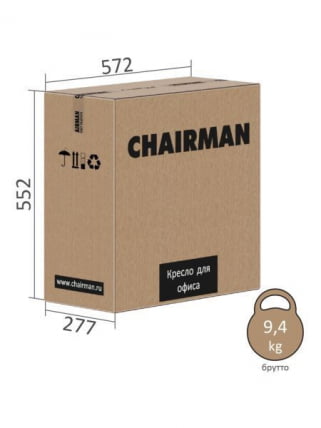 Офисное кресло CHAIRMAN 033 велюр Черный_10