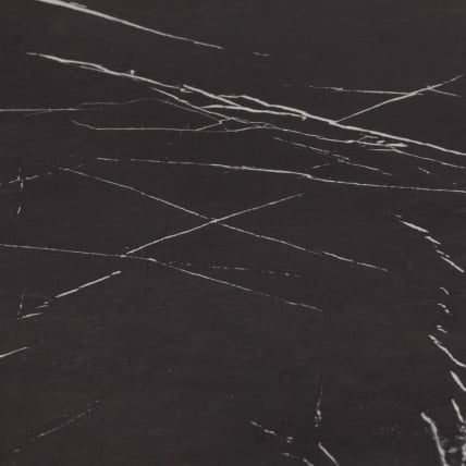 Стол обеденный FOX раздвижной ЛДСП, 68.6x110-145x75 см, Мрамор черный/Белый_12