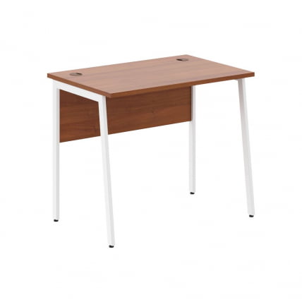 Стол рабочий IMAGO Plus СП-1.1P Орех французский Белый_0