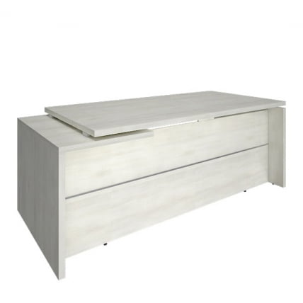 Стол руководителя YALTA LT-В 18 R Снежная Платина_0