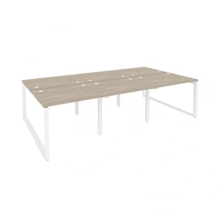 Рабочая станция на О-образном м/к ONIX O.MO-D.RS-6.1.8 Дуб Аттик/Белый_0