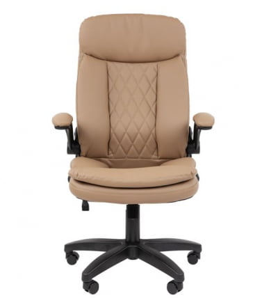 Кресло офисное CHAIRMAN 533 экокожа Бежевый_1