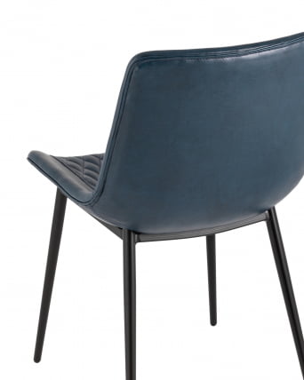 Стул Деймон экокожа Темно-синий_6