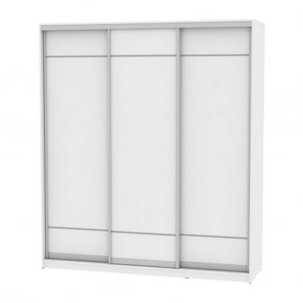 Шкаф-купе Б-230х200х60-3(Белый-Д7Д7Д7) / B-230х200х60-3(Белый-D7D7D7)_0