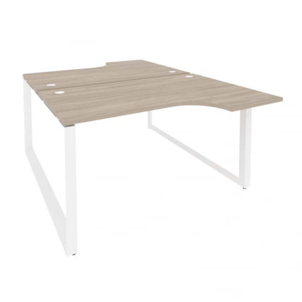Рабочая станция на О-образном м/к ONIX O.MO-D.SA-2 Дуб Аттик/Белый_0