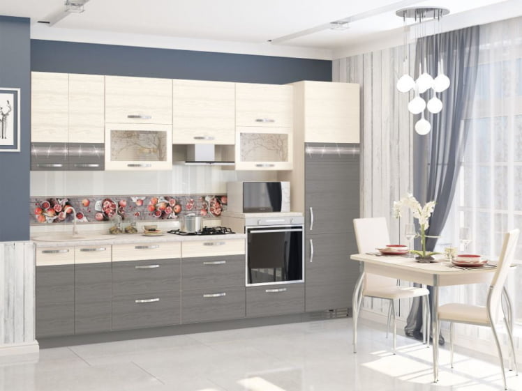 Модульная кухня Графит