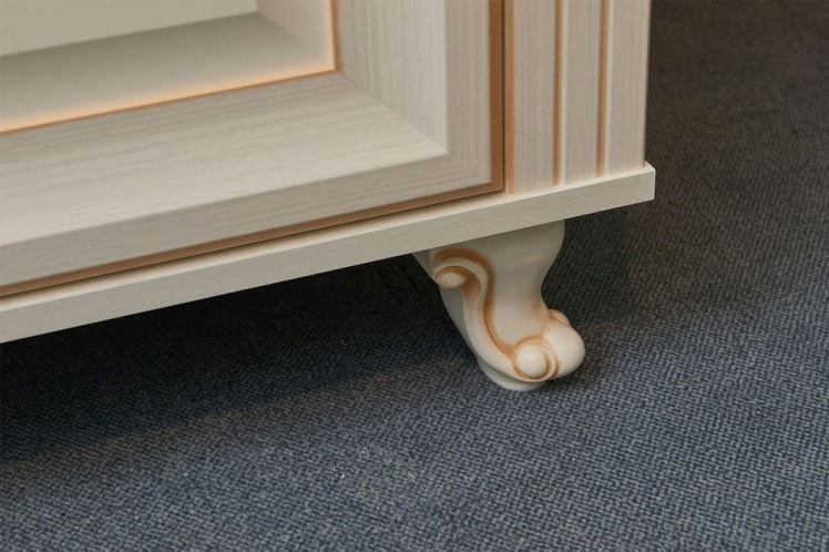 Комплект мебели для спальни Марлен №3 Кремовый белый Патина_5