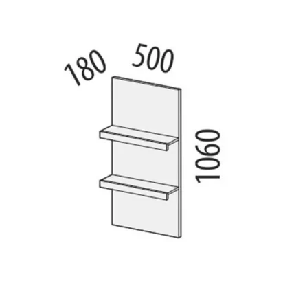 Полка навесная Фреска 66.25_1