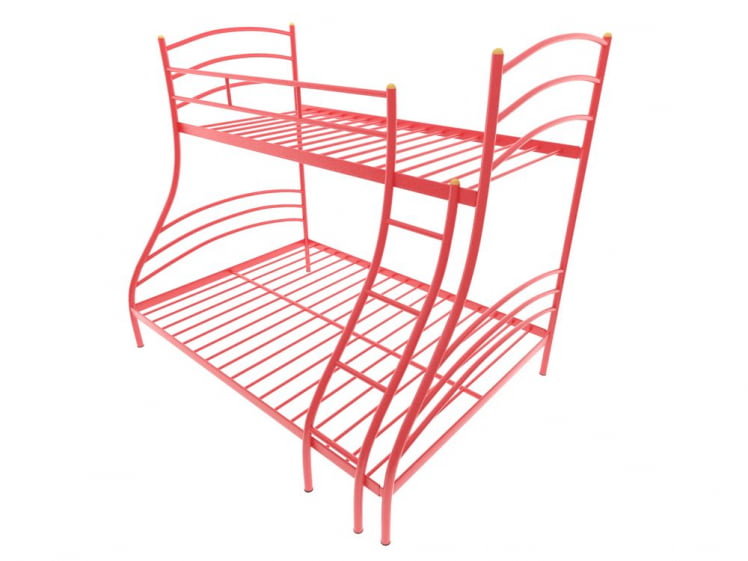 Кровать двухъярусная Глория 1400х2000 Красный_0
