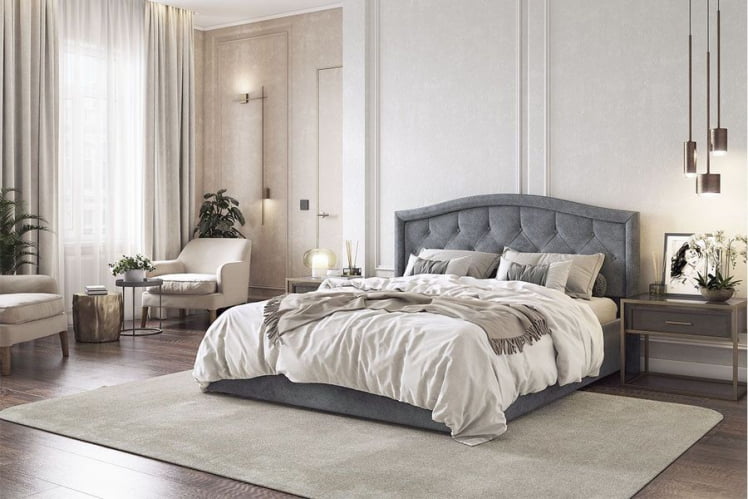 Кровать 1.6 Верона-2 KM1.6-01.2.2075 Янтарь_5