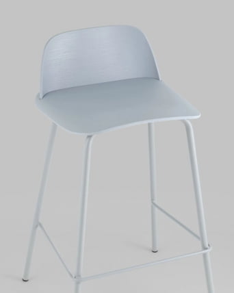 Стул полубарный Mist Серо-голубой_3