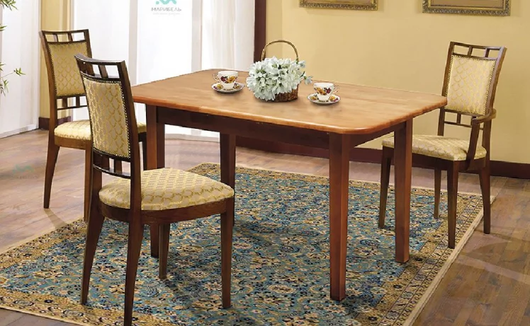 Стол обеденный массив Орех красный (1400)_0