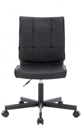 Кресло для персонала Everprof EP-300 Экокожа Черный_1