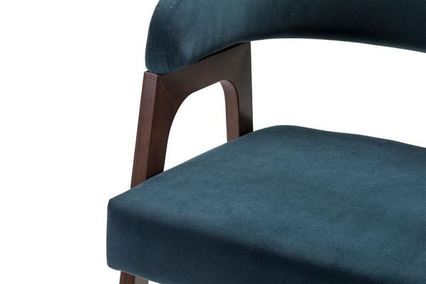 Кресло барное Baxter Б Blue/Темный орех_4