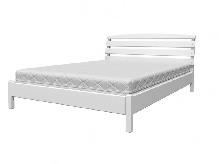 Кровать из массива Камелия-1 200х160 Белый античный_0