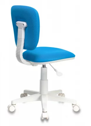 Кресло детское Бюрократ CH-W204NX (пластик белый) Светло-голубой TW-55_3