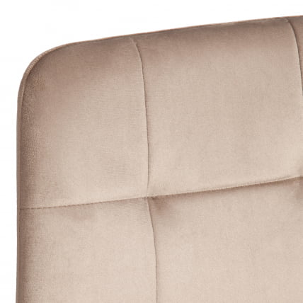 Стул CHILLY (mod. JSC-220) Велюр/металл , 44,5х52,5х88 см, Beige (бежевый) HLR8 / белый_8