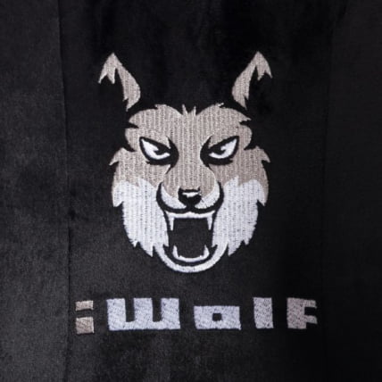 Кресло iWolf ткань, черный/коричневый_13