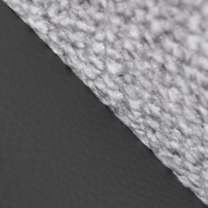 Кресло лаунж Cosmo велюр/букле (HYP)/экокожа, светло-серый/графит_11