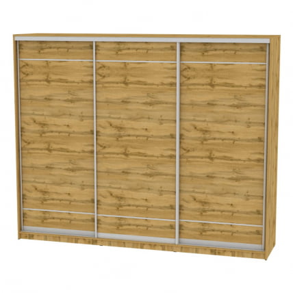 Шкаф-купе B-220х270х60-1(ДВ-D7D7D7)_0