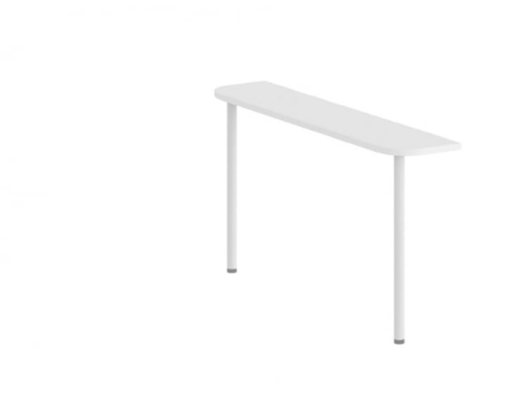 Приставка для стола на двух опорах Sigma SG.443.WH Белая_0