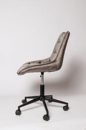 Кресло офисное НОС-1022 Серый вельвет_1