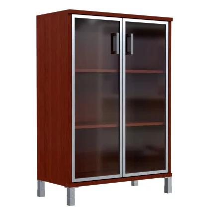 Стеллаж стекло в раме В420.7 Бургунди_0