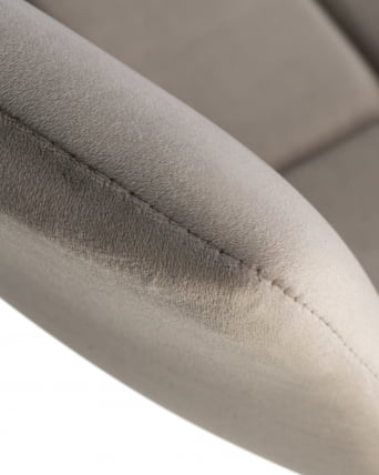 Стул барный DOBRIN TAILOR WHITE Серый велюр MJ9-75_8