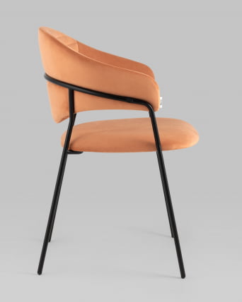 Стул Алексис велюр Оранжевый_2