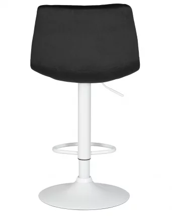 Стул барный DOBRIN TAILOR WHITE Черный велюр MJ9-101_4