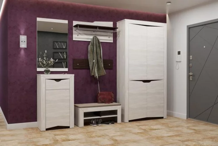 Вешалка Лючия 33.24 Ясень анкор светлый Венге_1