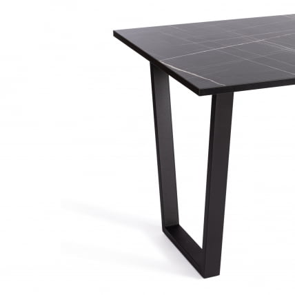 Стол COSTA ЛДСП/HPL/металл, 120 х 80 х 75 см, Гранит темный/черный_3