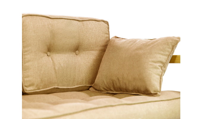 Диван трехместный DEmoku Д-3 бежевый-холодный серый_1