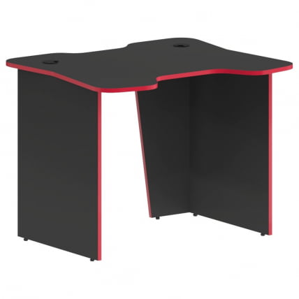 Игровой компьютерный стол SKILLL SKL 100CB антрацит/красный_0