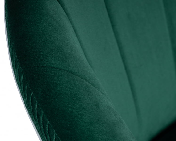 Кресло дизайнерское DOBRIN EDISON BLACK (зеленый велюр (1922-9))_7
