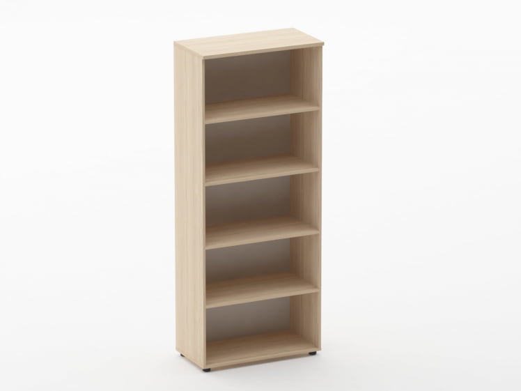 Шкаф высокий открытый Glassy 6.19.101 Дуб молочный_0