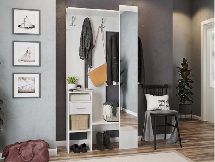 Прихожая Агата PR-0027 Белый рамух_2